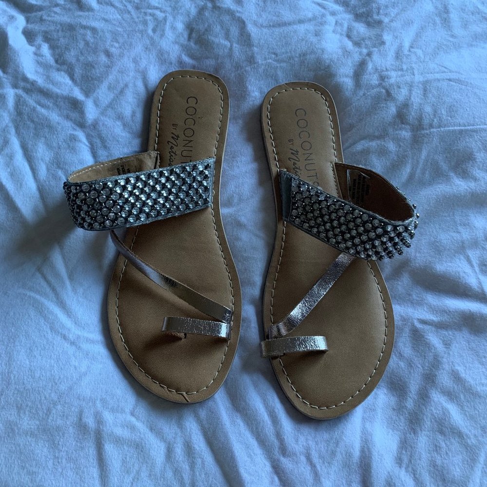 Coconuts by Matisse Rhinestone Sandals
